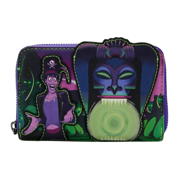 Loungefly™ Disney Villains - Dr Facilier Glow in the Dark 4” Faux Leather Zip-Around Wallet