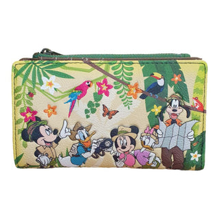 Loungefly™ Disney - Mickey & Friends Jungle 4" Faux Leather Flap Wallet