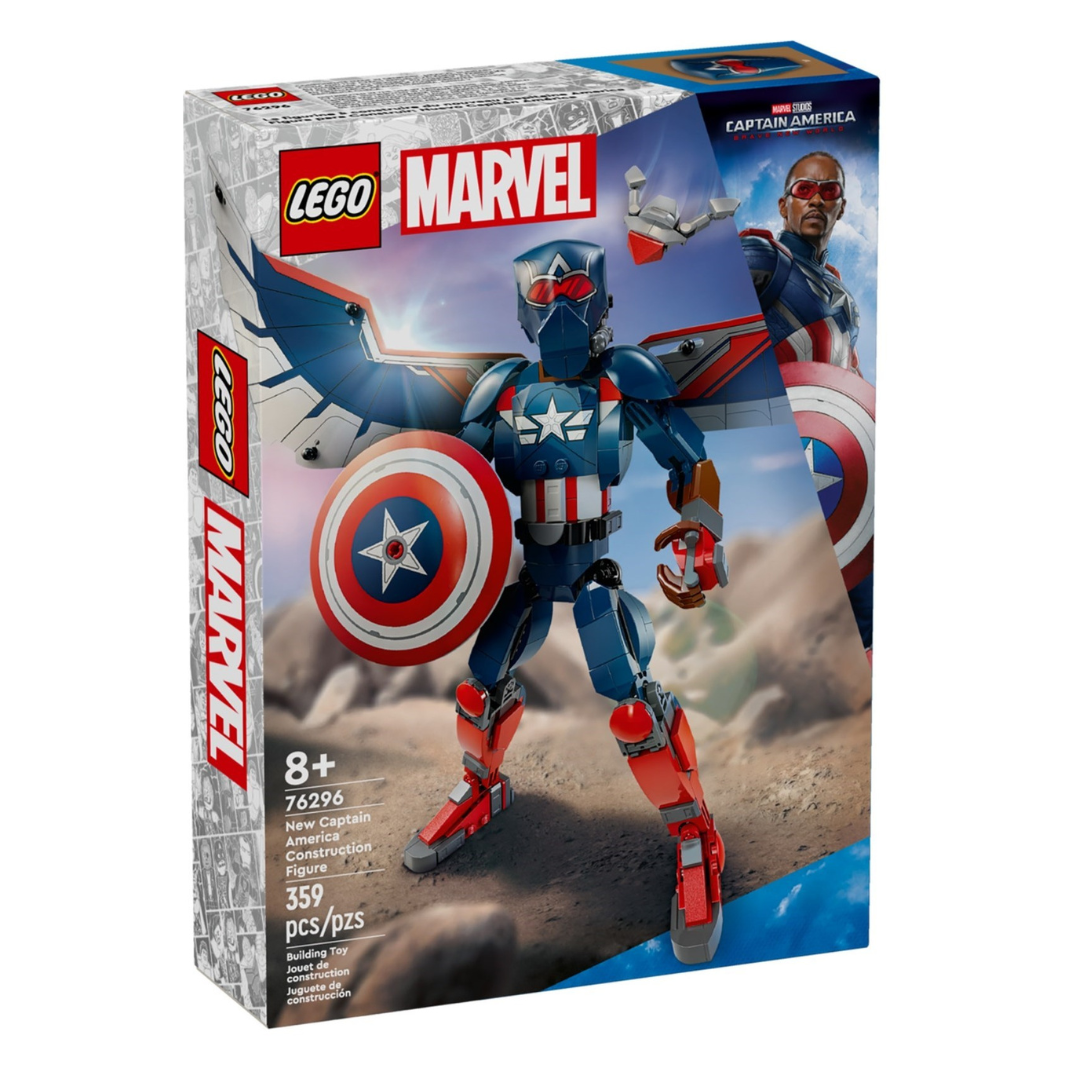LEGO® New Captain America Construction Figure 76296 | I'm Rick James Bricks
