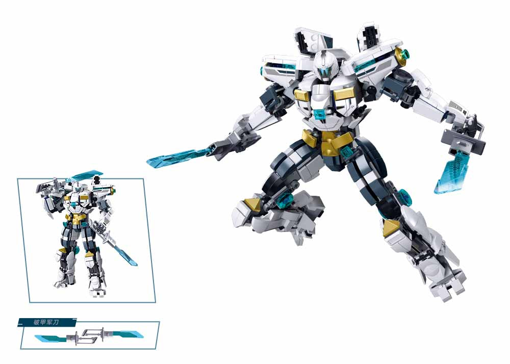 Sluban P.R. Mecha Blue