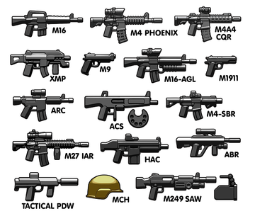 BA Modern Combat Weapons Pack - Assault V3 - 0