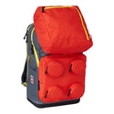 LEGO® Maxi Plus School Backpack - Titanium/Red