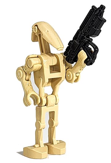 BA Robot Arms with Shoulder Peg (10 Arms) - Tan - 0