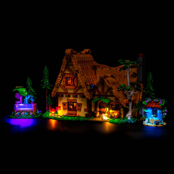 Snow White and the seven Dwarfs Cottage #43242 Light Kit