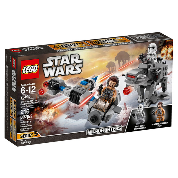 LEGO® Ski Speeder™ vs. First Order Walker™ Microfighters 75195