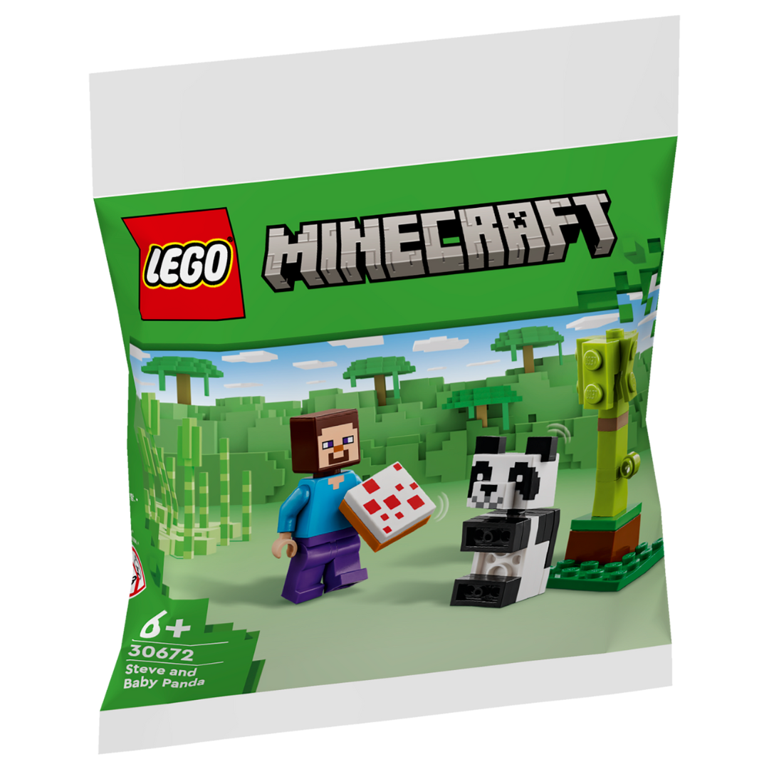 LEGO® Steve And Baby Panda 30672 Polybag