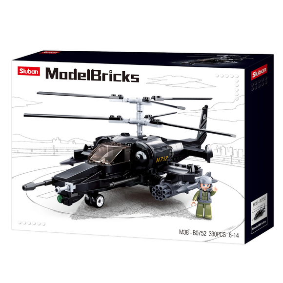 Sluban KA-50 Black Shark Helicopter