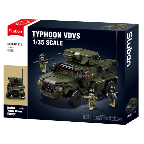 Sluban Typhoon VDVS Assault Armoured Vehicle Scale 1:35