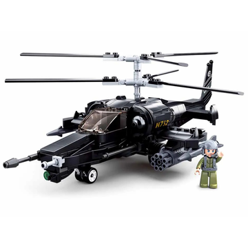 Sluban KA-50 Black Shark Helicopter - 0