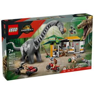 LEGO® Raptor & Titanosaurus Tracking Mission 76973