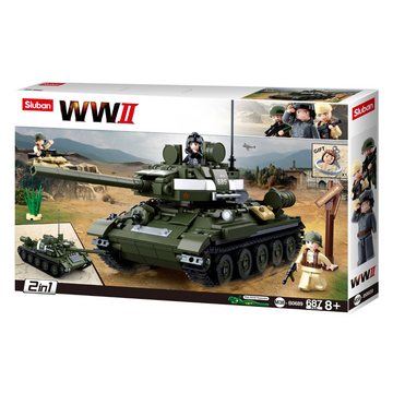 Sluban WW2 Tank T-34/85