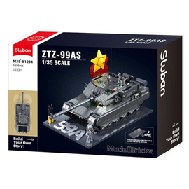 Sluban MB ZTZ-99AS TANK SCALE 1:35 (METAL COATING)
