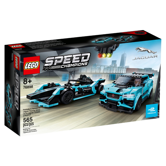 LEGO® Formula E Panasonic Jaguar Racing GEN2 car & Jaguar I-PACE eTROPHY 76898