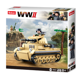 Sluban WW2 Tank Panzer 2