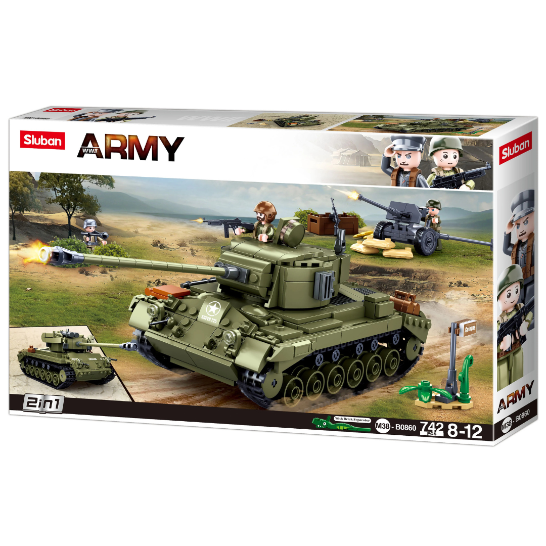Sluban M26E1 Pershing Medium Tank
