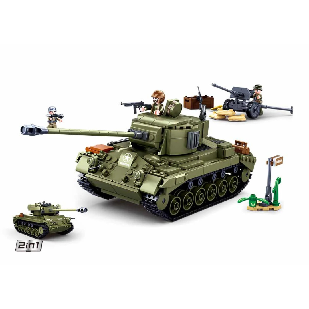 Sluban M26E1 Pershing Medium Tank - 0