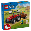 LEGO® Red Farm Tractor with Trailer & Sheep 60461-1