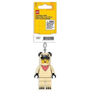 LEGO® Pug Minifigure Key Light - 0