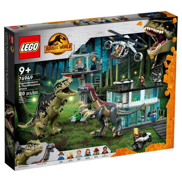 LEGO® Giganotosaurus & Therizinosaurus Attack 76949