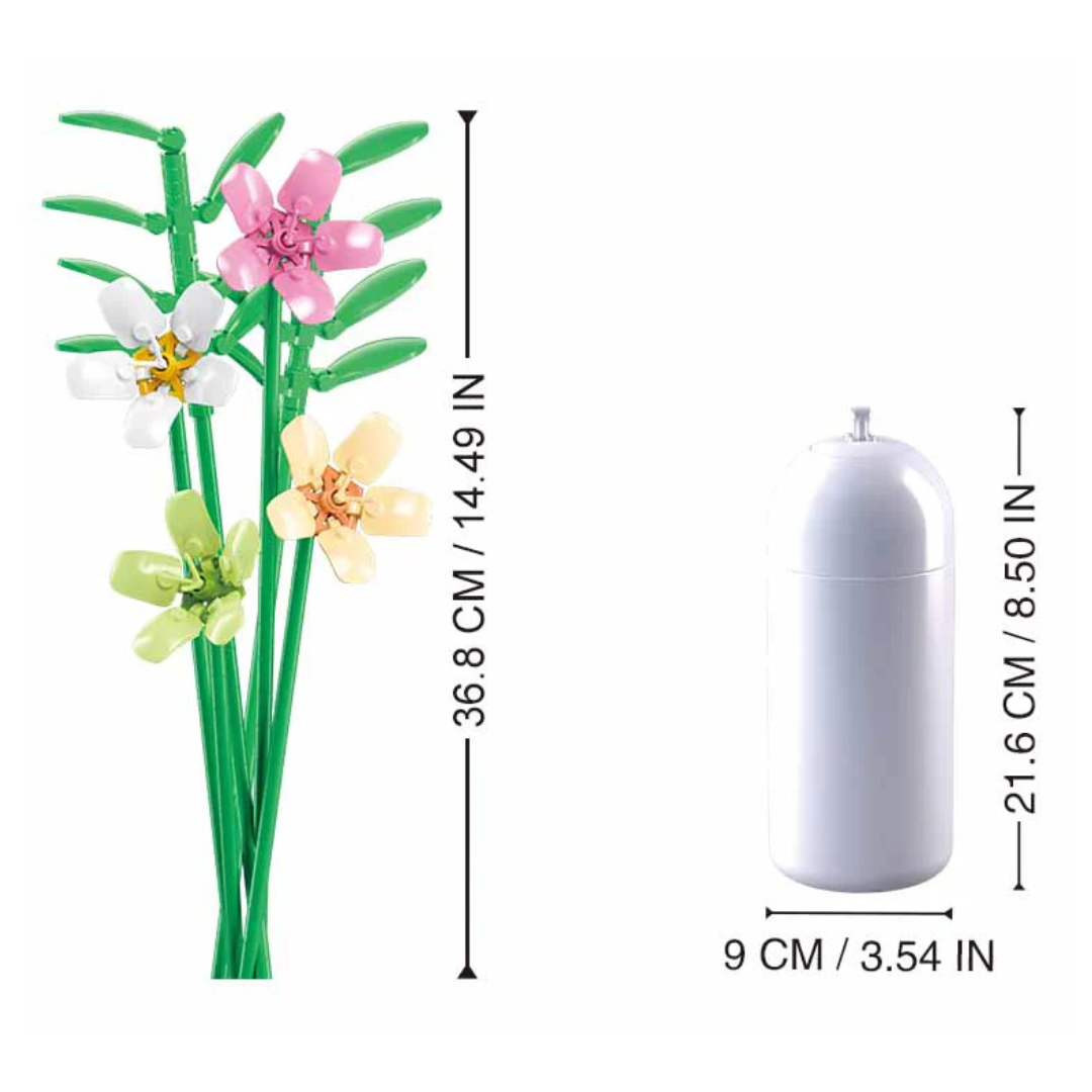 Sluban Freesia with Vase - 0