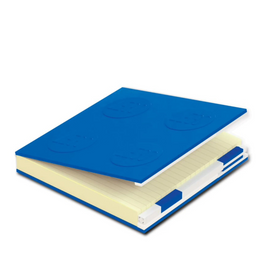 LEGO® Locking Notebook with Gel Pen - Blue - 0