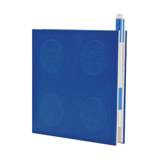 LEGO® Locking Notebook with Gel Pen - Blue