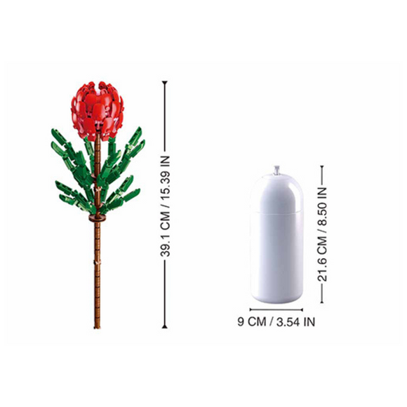 Sluban Tibouchina Urvilleana with Vase