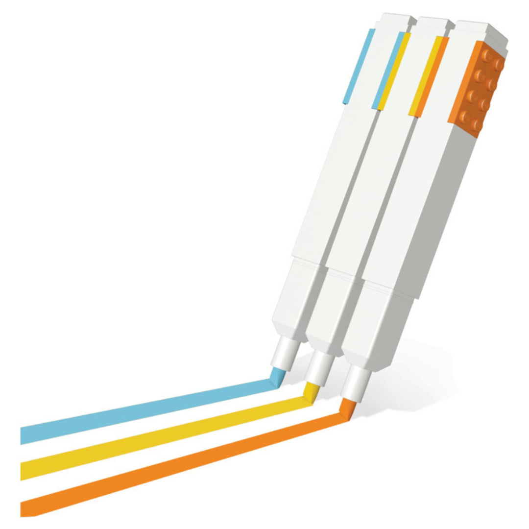 LEGO® 3-pack highlighters - 0