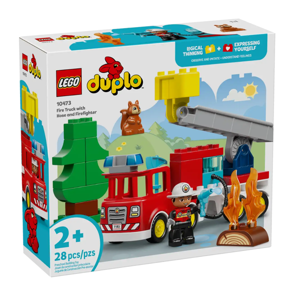 LEGO® DUPLO® Fire Truck with Hose and Firefighter 10473