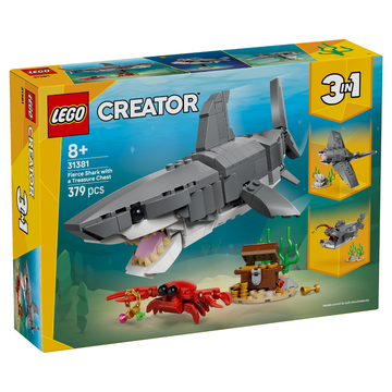LEGO® Fierce Shark with a Treasure Chest 31381