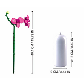 Sluban Butterfly Orchid with Vase - 0
