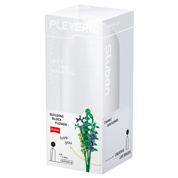 Sluban Rocket Larkspur with Vase