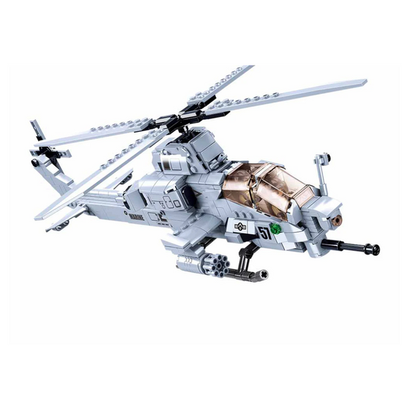 Sluban MB AH-1Z Attack Helicopter 482 99A