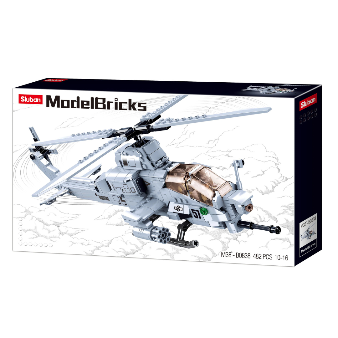 Sluban MB AH-1Z Attack Helicopter 482 99A