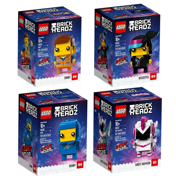 LEGO® The LEGO® Movie 2 Brickheadz FULL SET