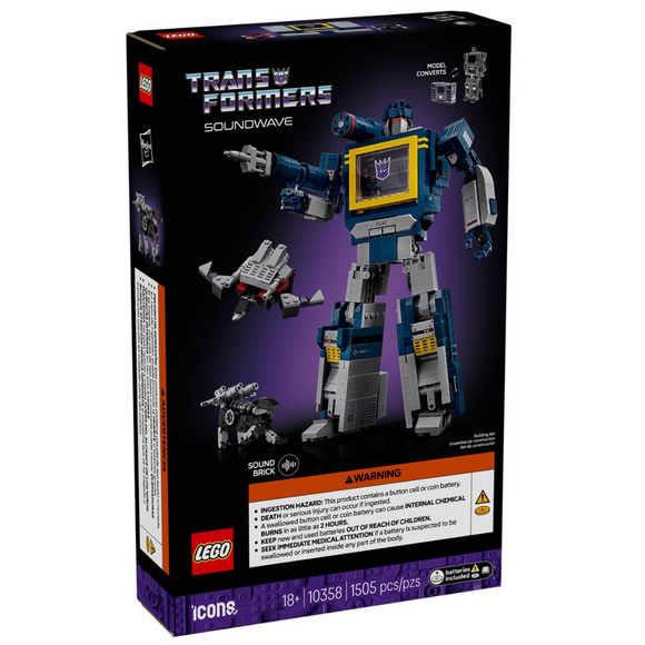LEGO® Transformers: Soundwave 10358