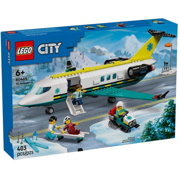 LEGO® Emergency Air Ambulance Airplane 60465