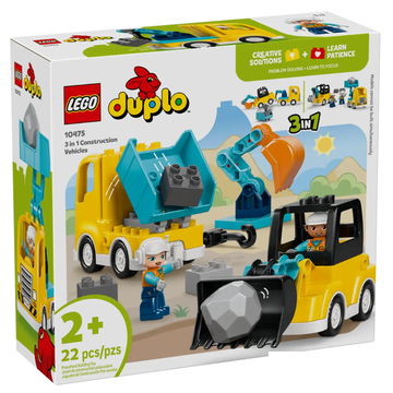 LEGO® DUPLO® 3 in 1 Construction Vehicles 10475