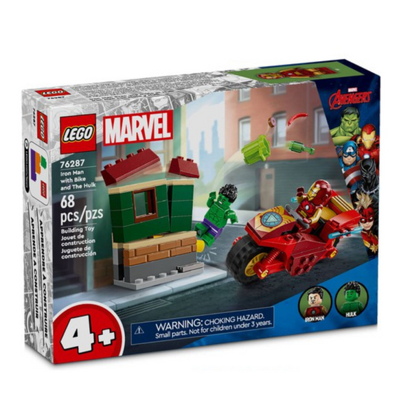 LEGO® Iron Man with Bike and The Hulk 76287