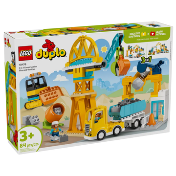 LEGO® DUPLO® 3 in 1 Construction Site and Vehicles 10476