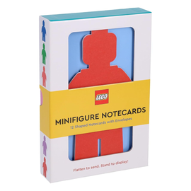 LEGO® Minifigure Notecards: 12 Shaped Notecards with Envelopes