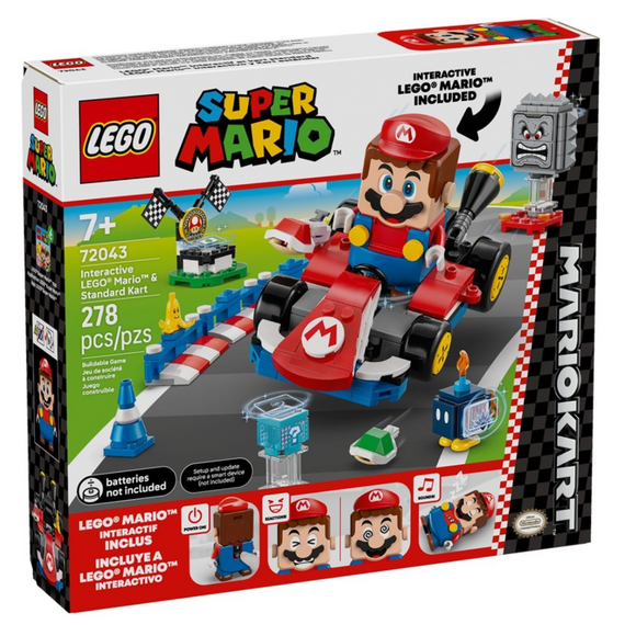 LEGO® Mario Kart™ – Interactive LEGO® Mario™ & Standard Kart 72043