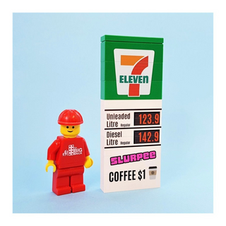 LEGO® 7-11 Service Station Sign
