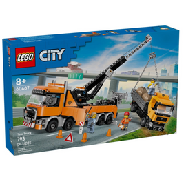 LEGO® Heavy-Duty Recovery Tow Truck with Crane 60467