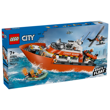 LEGO® Coast Guard Rescue Boat & Helicopter 60504