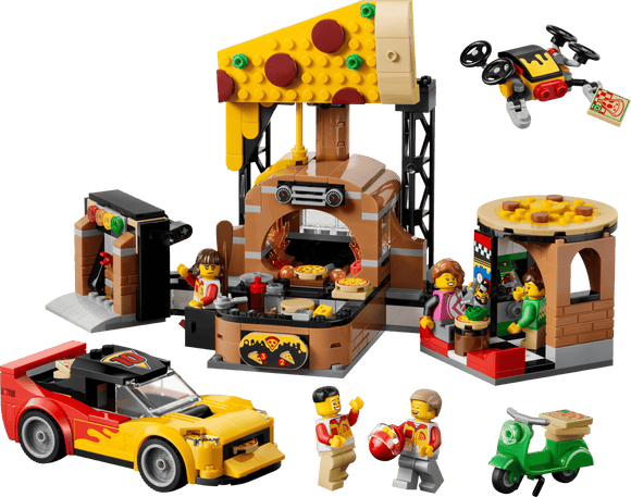 LEGO® Pizza Delivery Experience with Vehicles 60496