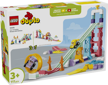 LEGO® DUPLO® 3 in 1 Creative Ramps with Vehicles 10478