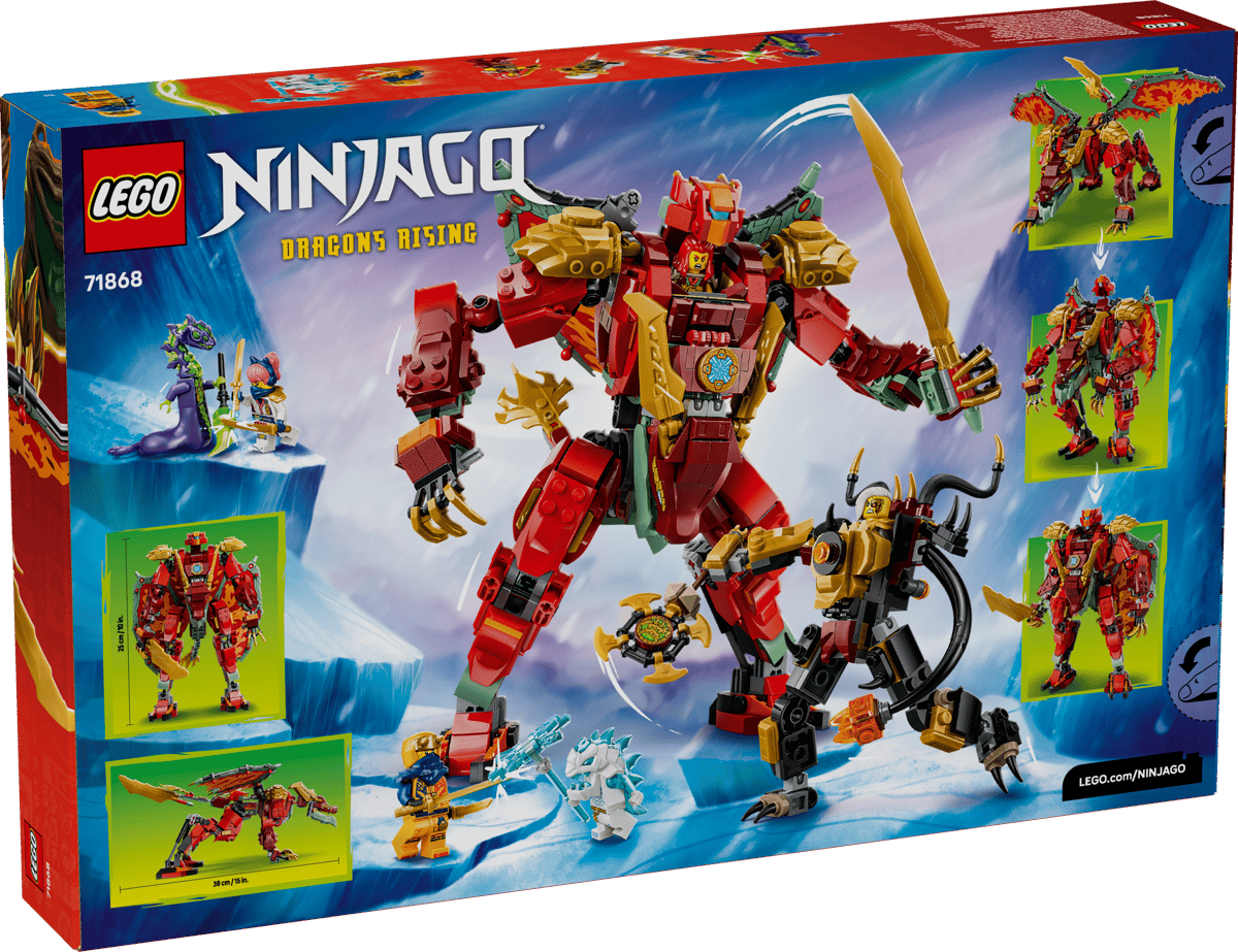 LEGO® Wyldfyre's Transforming Dragon Mech 71868 | I'm Rick James