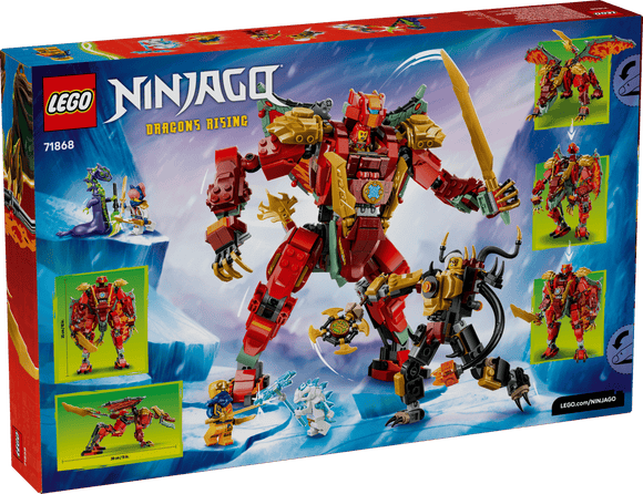 LEGO® Wyldfyre's Transforming Dragon Mech 71868