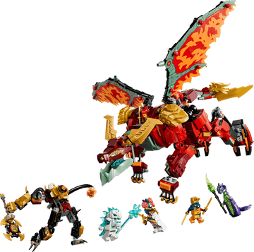 LEGO® Wyldfyre's Transforming Dragon Mech 71868 - 0